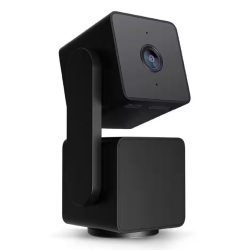 Wyze - Pan v3 Indoor/Outdoor Pan/Tilt/Zoom 1080p Security Camera - Black